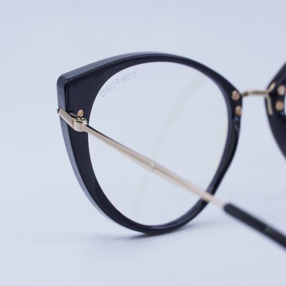 ?️ New Tom Ford FT5815-B 001 Eyeglasses - Shiny Black Frame 54mm main image 10